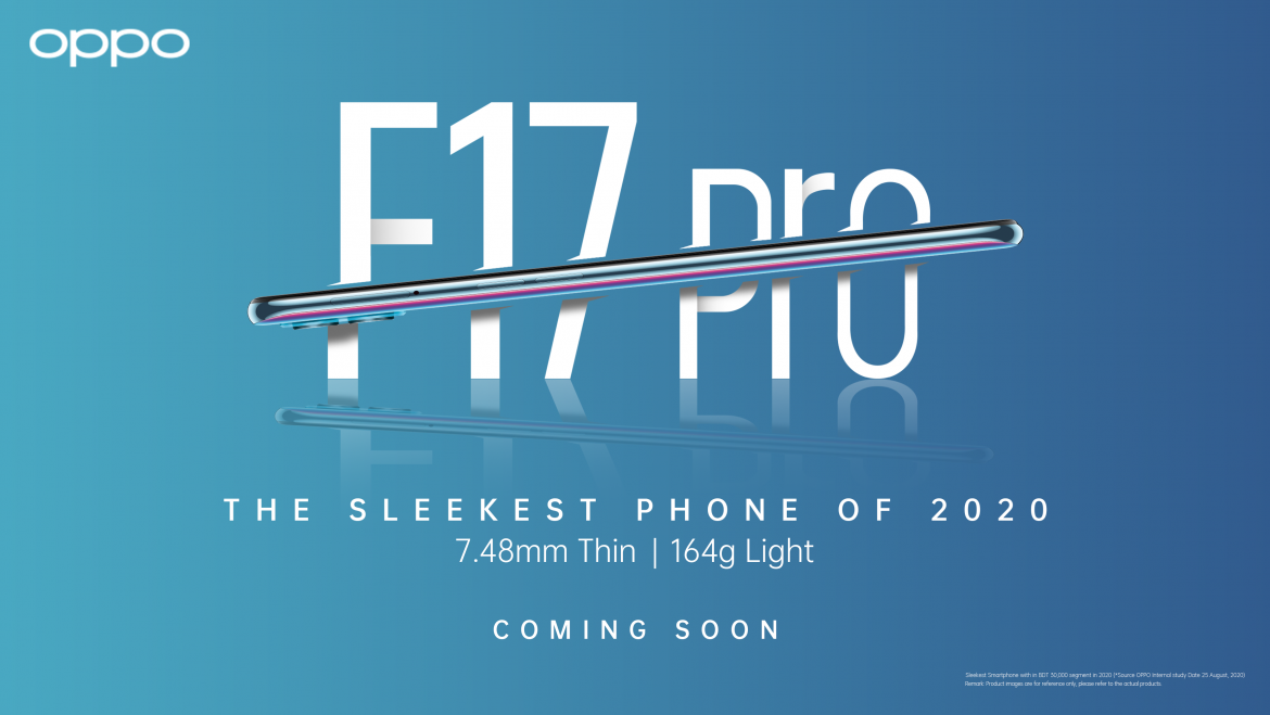 শিগগিরই বাজারে আসছে ২০২০ সালের সবচেয়ে স্লিক অপো এফ১৭ প্রো