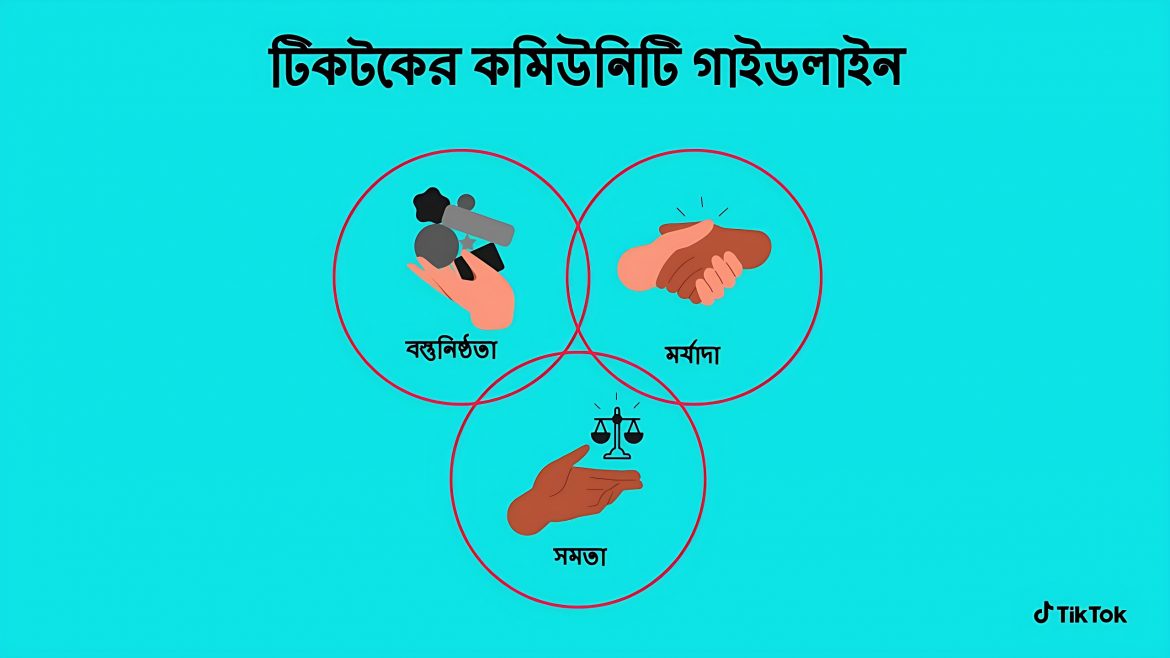 টিকটকের রিফ্রেশড কমিউনিটি গাইডলাইন
