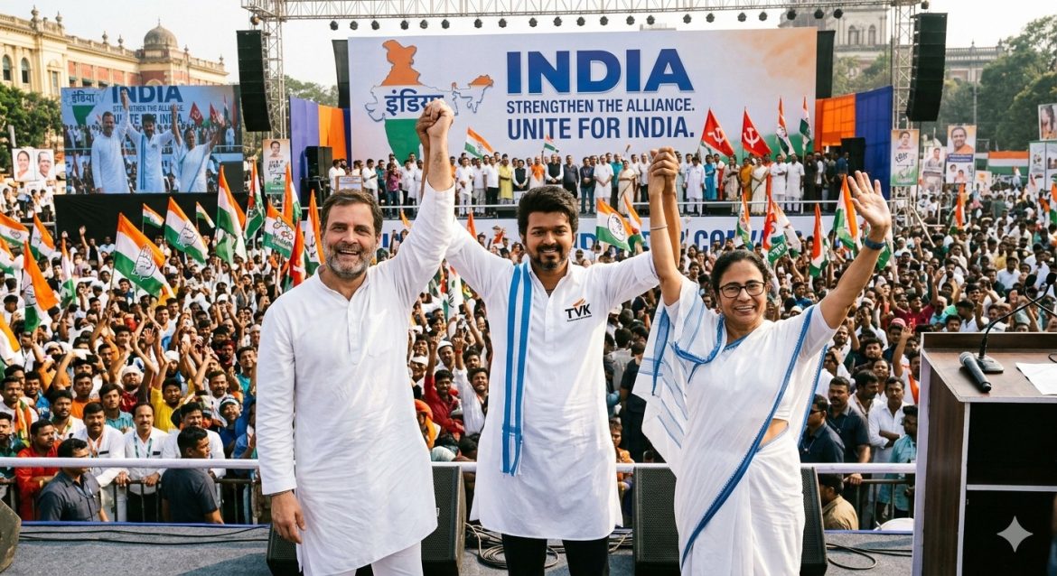 ভারতে নয়া রাজনৈতিক সমীকরণ: বিজয়কে কাছে টানতে কংগ্রেসের চাল, ক্ষুব্ধ স্ট্যালিন